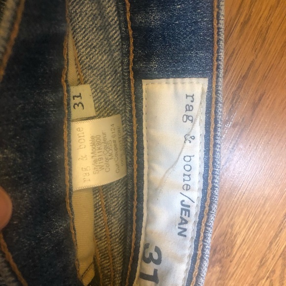 Two pairs of rag and bone jean shorts - Picture 3 of 4